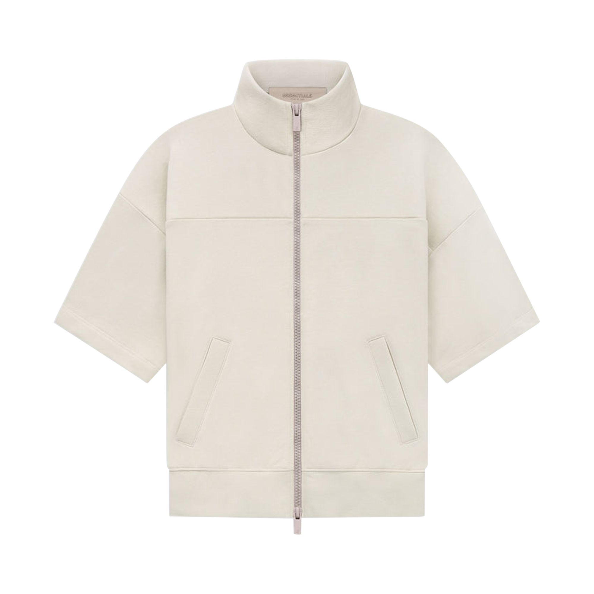 Fear of God Essentials Kids Short-Sleeve Full Zip Jacket 'Wheat' | Cream | Kid's Size -6.5