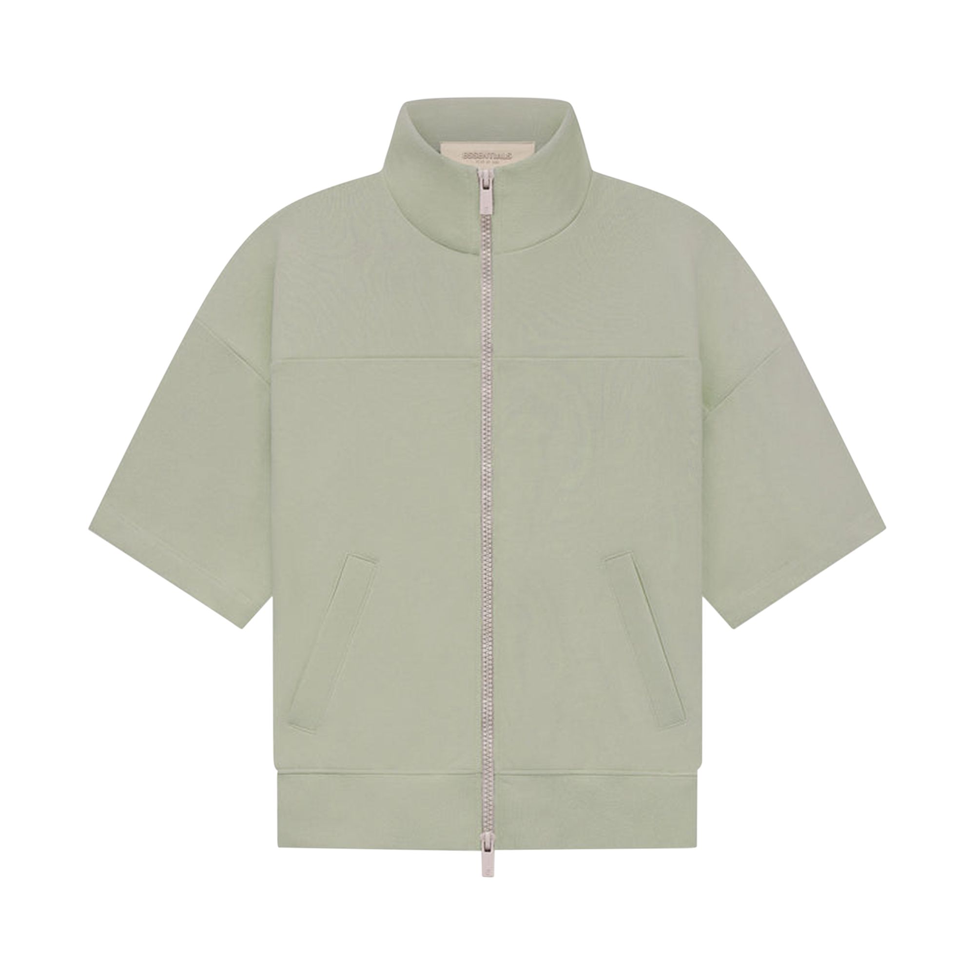 Pre-owned Essentials Fear Of God  Kids Short-sleeve Full Zip Jacket 'seafoam' | Green | Kid's Size -6.5
