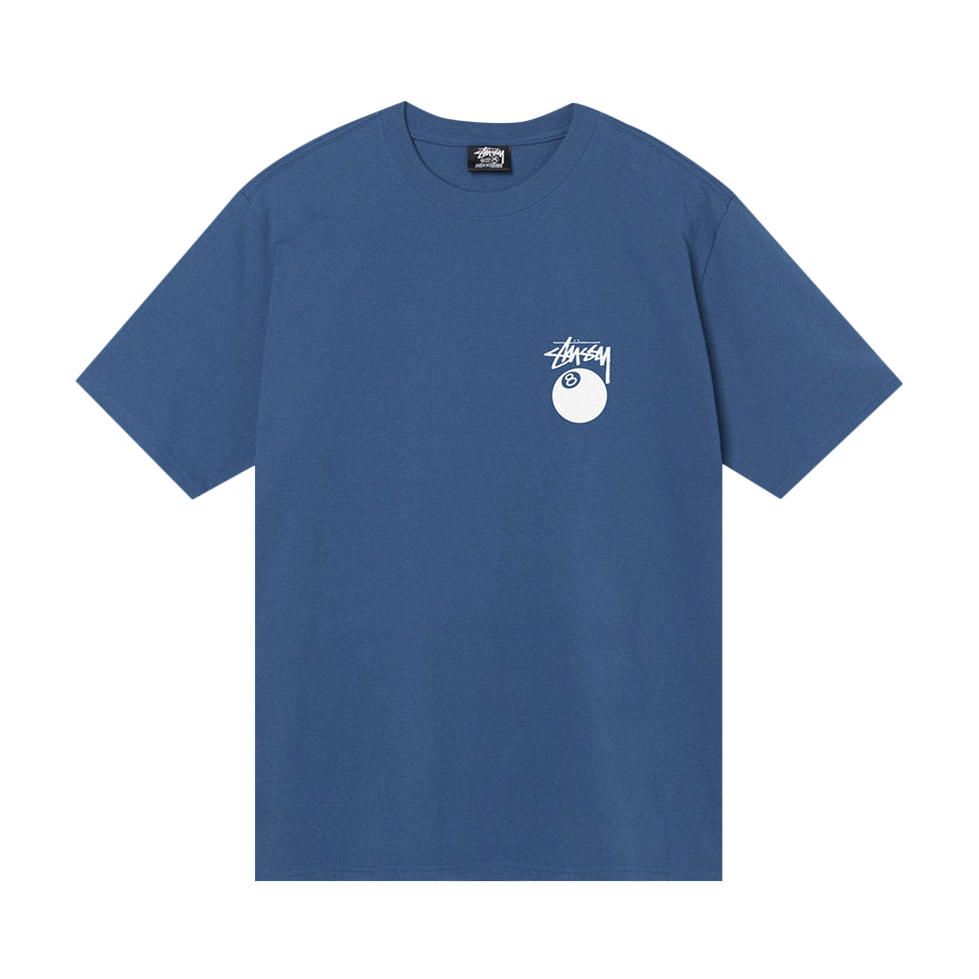 Pre-owned Stussy Billiards Tee 'midnight' In Blue