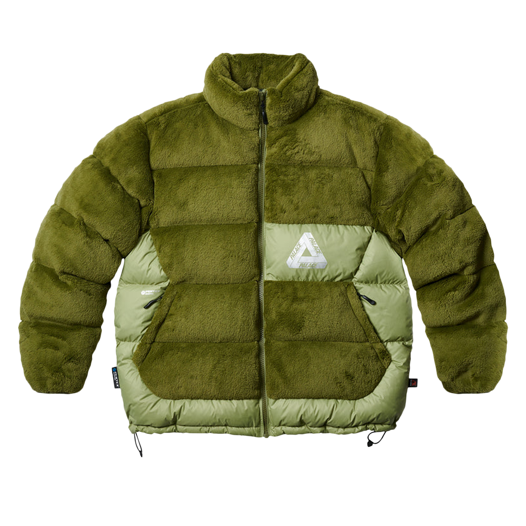 Pre-owned Palace Polartec High Loft Puffa 'olive' In Green