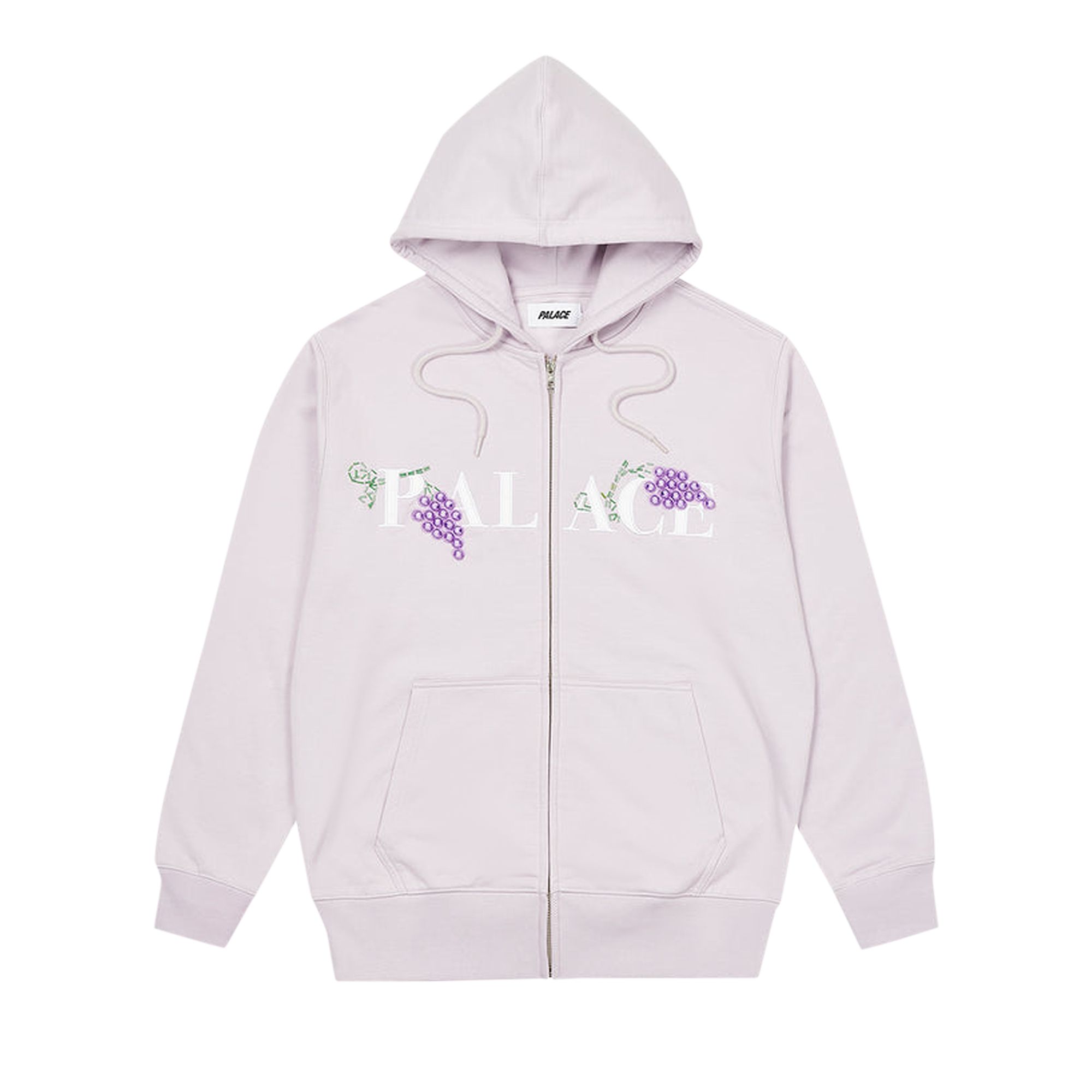 Pre-owned Palace Grape Zip Hood 'lilac' In Purple