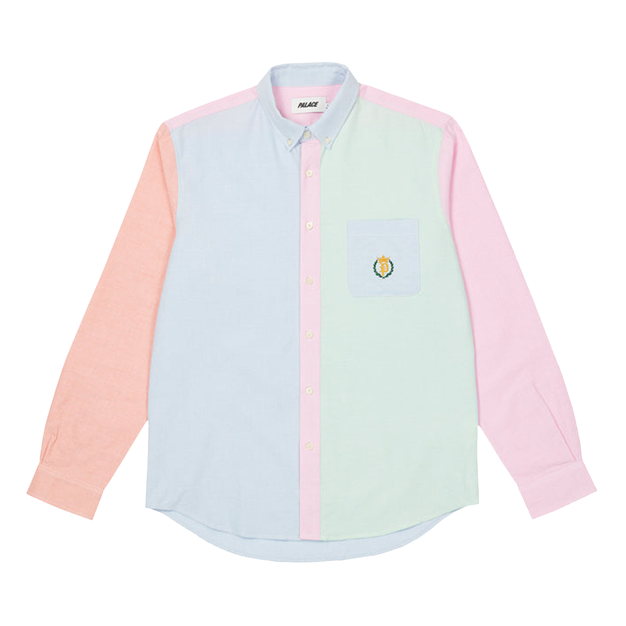 Pre-owned Palace Mixed Oxford Shirt 'multicolor' In Multi-color
