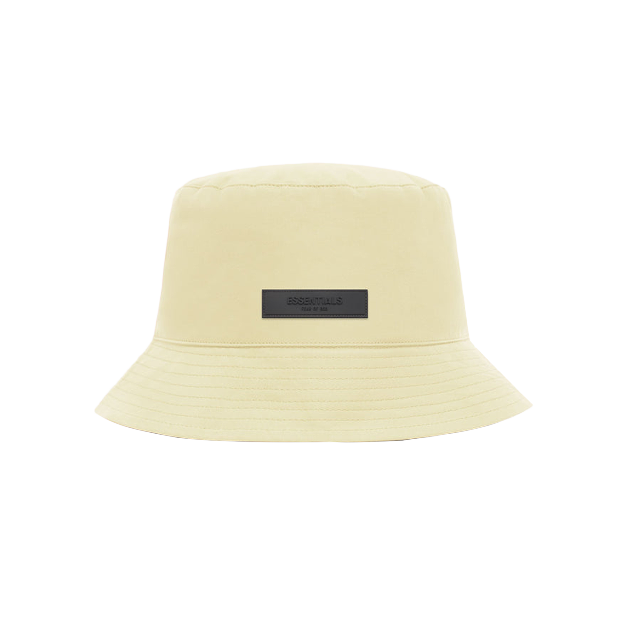 Pre-owned Essentials Fear Of God  Bucket Hat 'canary' In Cream