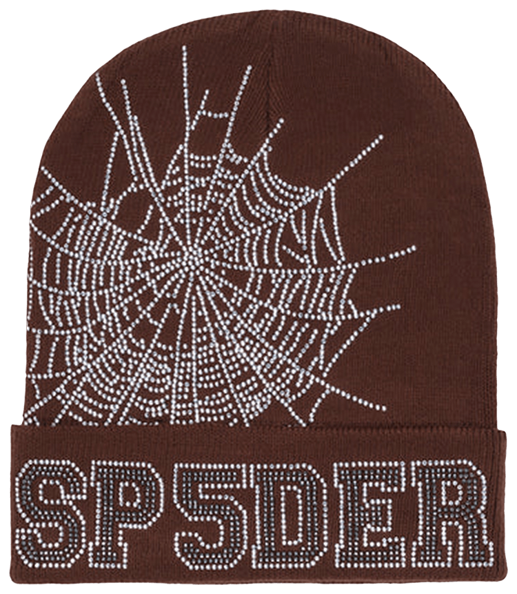 Sp5der スパイダー ラインストーン ビーニー パープル ニット PERSON'S(ファッション) ニットスニーカー レディース 黒 通気性