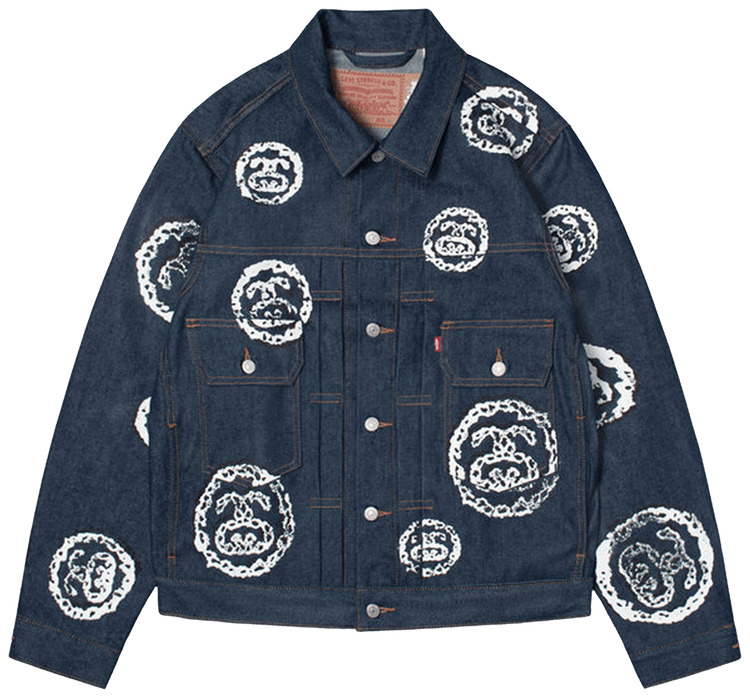 【Denim Tears】DenimTears x Stussy ハーフジップフリース Stussy & DENIM TEARS】 HALF ZIP ハーフジップフリース (STUSSY