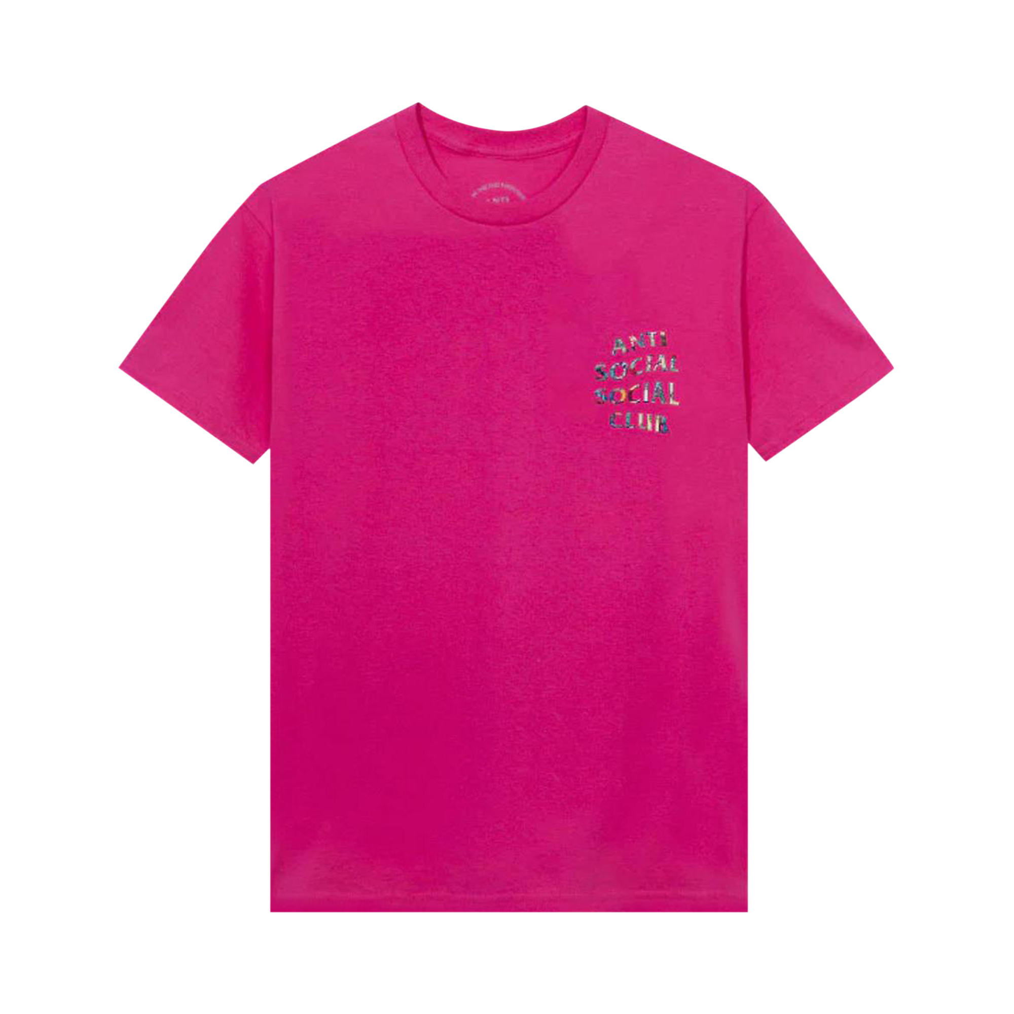 Pre-owned Anti Social Social Club Picking Up The Pieces Tee 'pink'