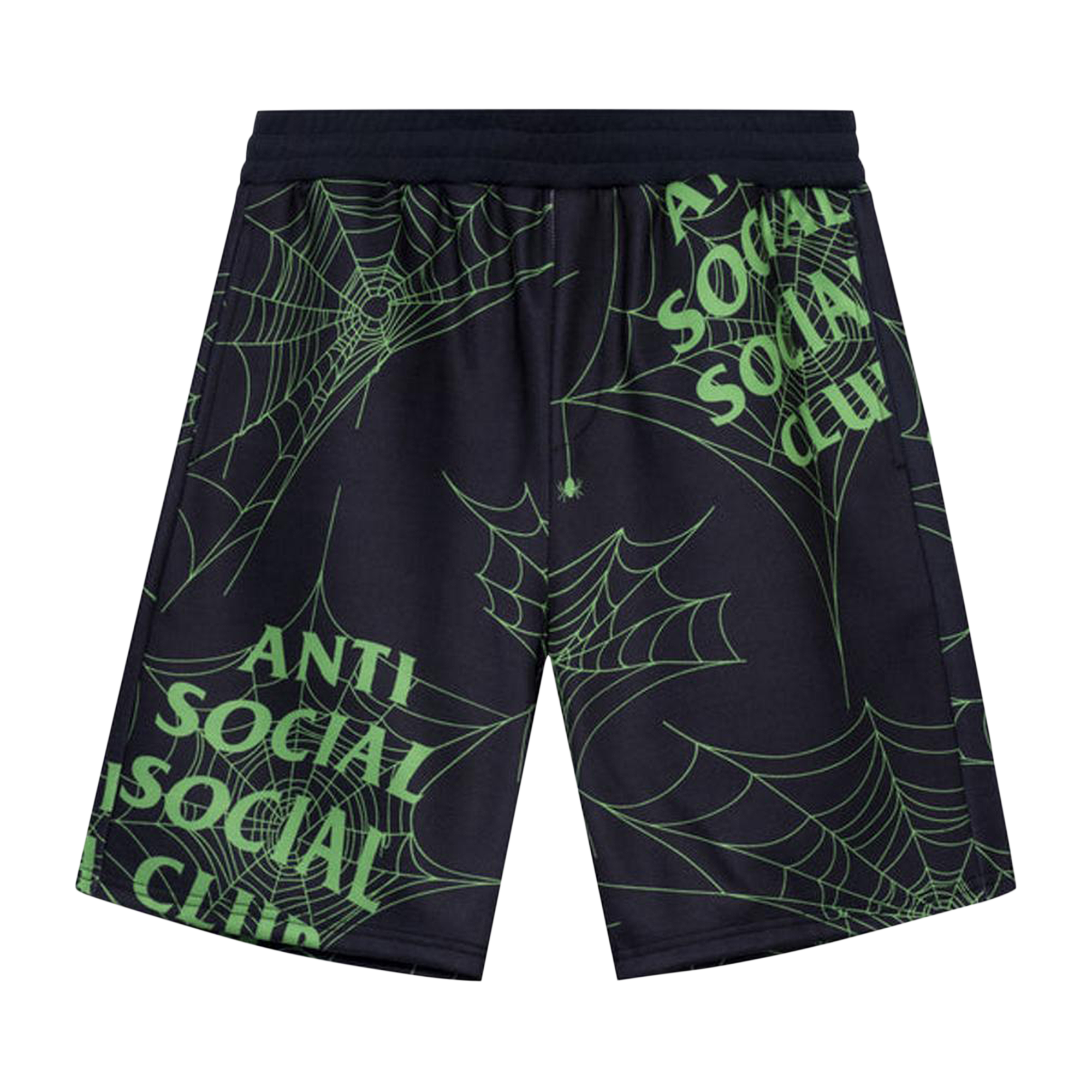 Pre-owned Anti Social Social Club Crawling In The Dark Shorts 'black'