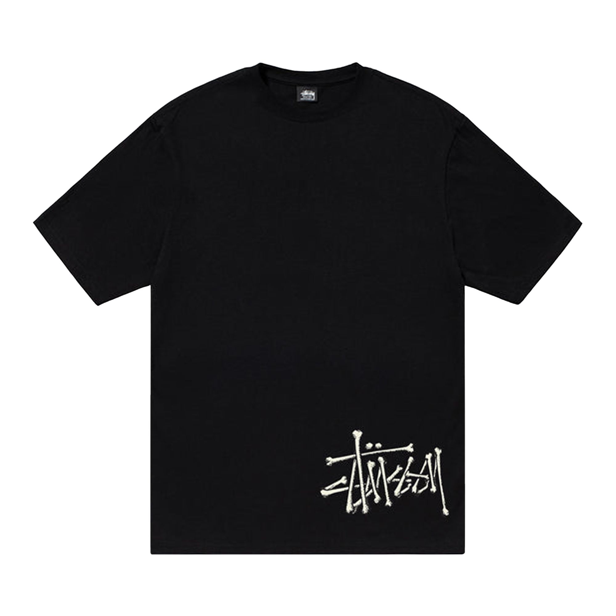 Pre-owned Stussy Bones Stock Tee 'black' | Men's Size L