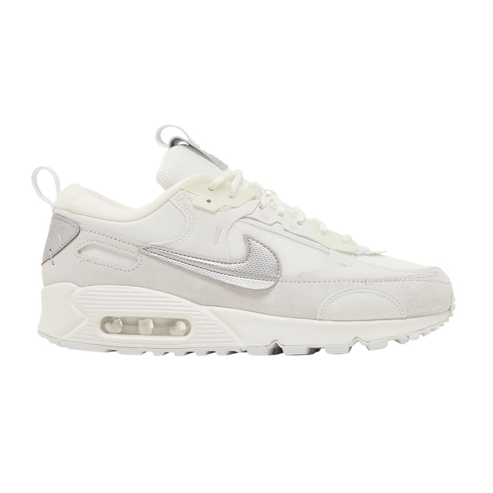 Nike Wmns Air Max 90 Futura 'White Metallic Silver' | Women's Size 8