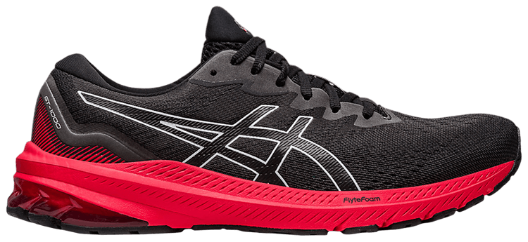 Asics GT 1000 11 Black Electric Red