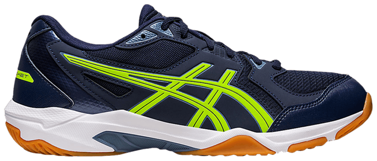 Asics Gel Rocket 2E Wide Midnight Hazard Green