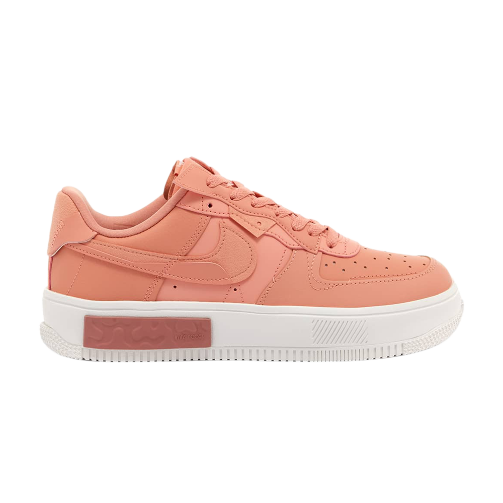 Pre-owned Nike Wmns Air Force 1 Fontanka 'light Madder Root' In Pink