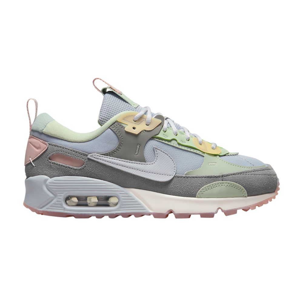 Pre-owned Nike Wmns Air Max 90 Futura 'sky Grey Pastel'