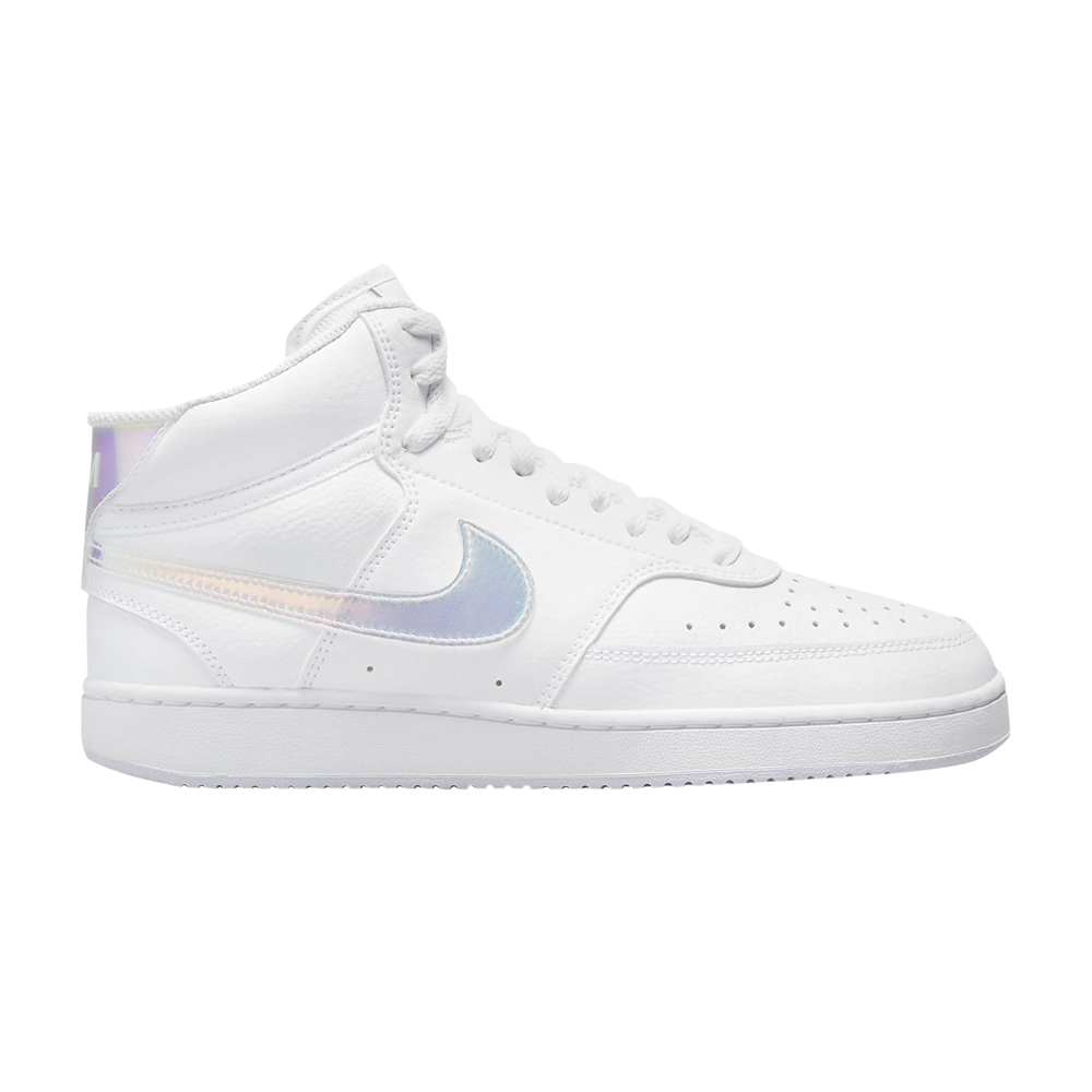 Pre-owned Nike Wmns Court Vision Mid 'white Iridescent'