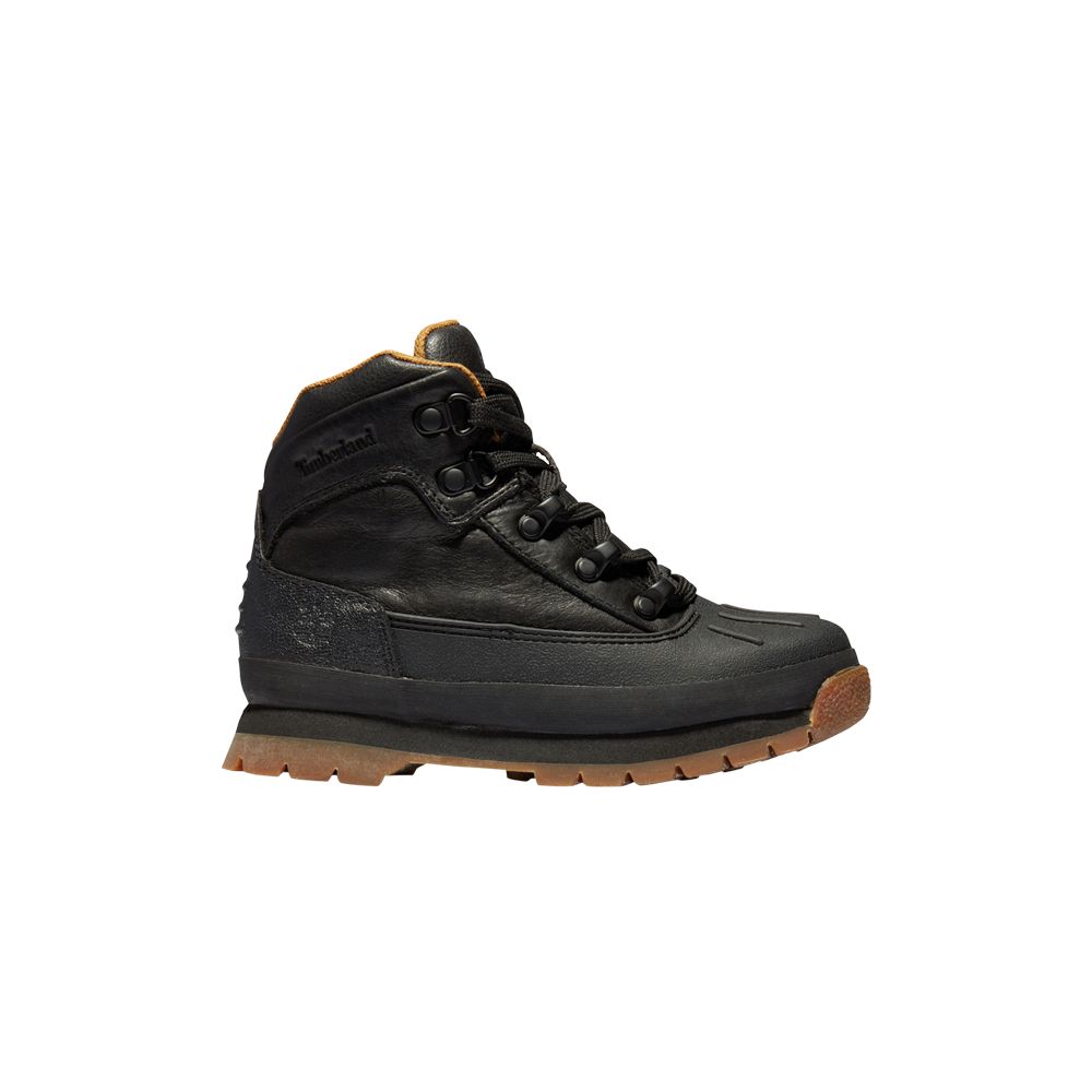 Pre-owned Timberland Euro Hiker Shell Toe Boot Toddler 'black Gum' | Infant Size 6