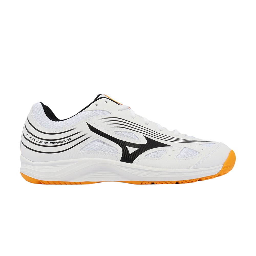 Pre-owned Mizuno Cyclone Speed 3 'white Black Orange'