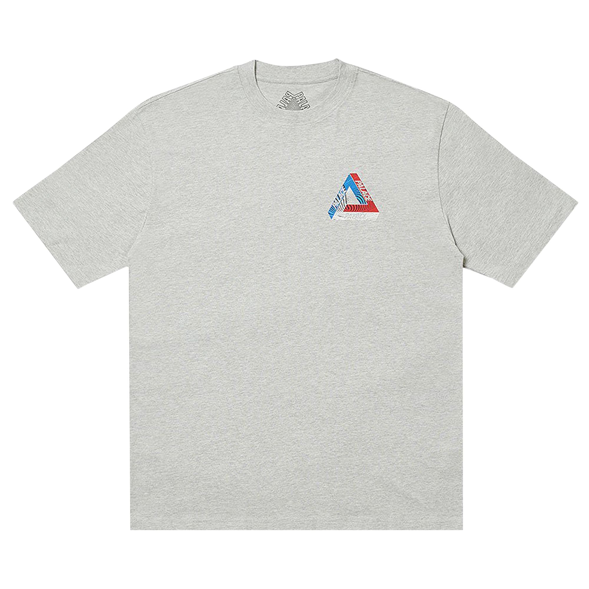 Palace Tri-Tex T-Shirt 'Grey Marl' | Men's Size XL