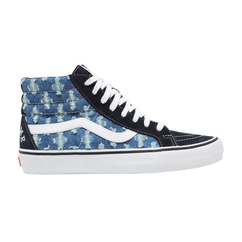 Vans Supreme x Sk8-Hi 'Blue Hole Punch Denim' | Men's Size 13