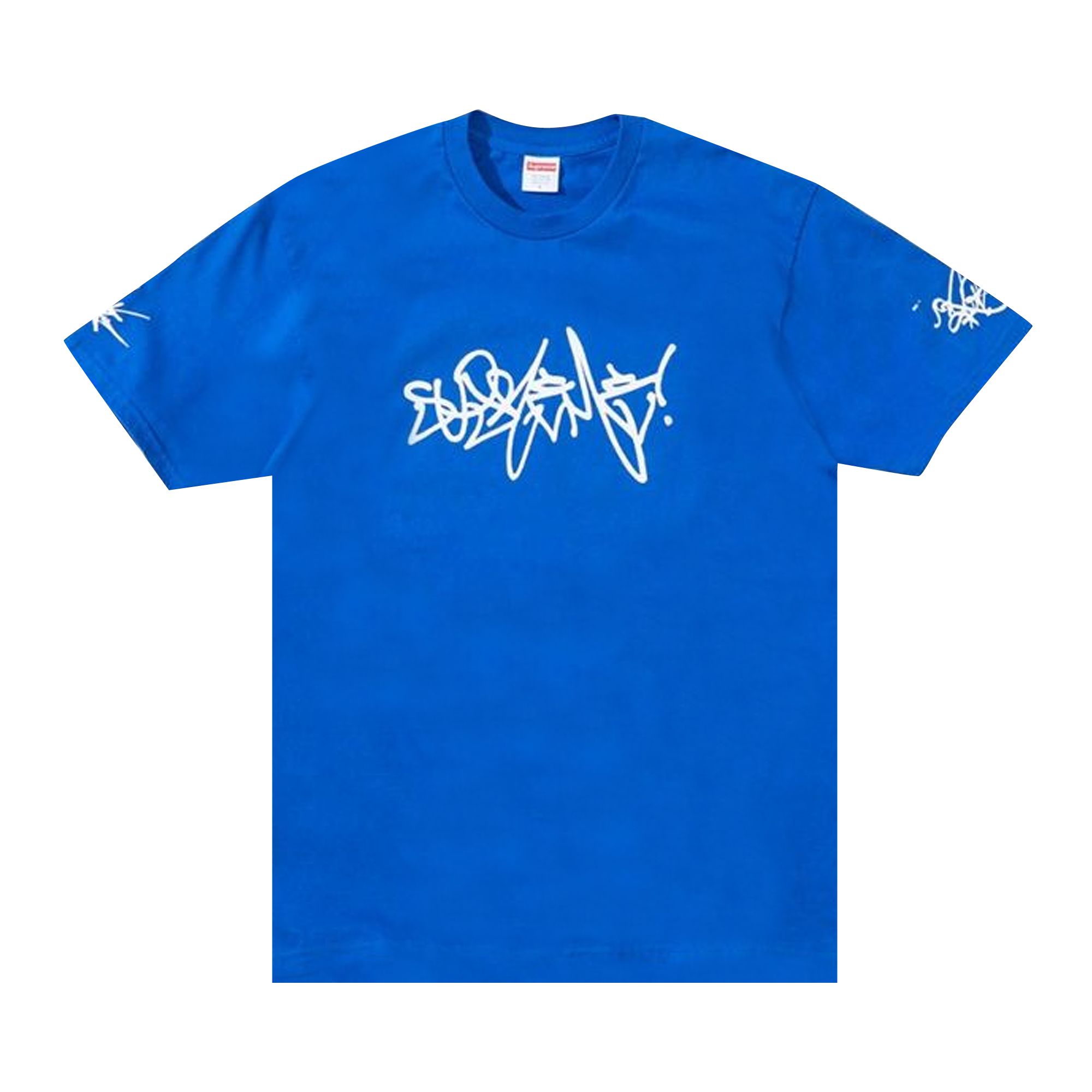 SUPREME SUPREME RAMMELLZEE TAG TEE 'ROYAL'