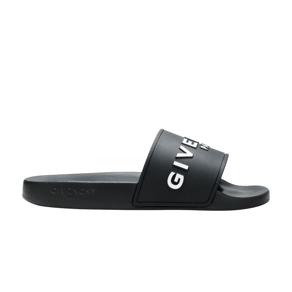 Pink and black givenchy slides shop