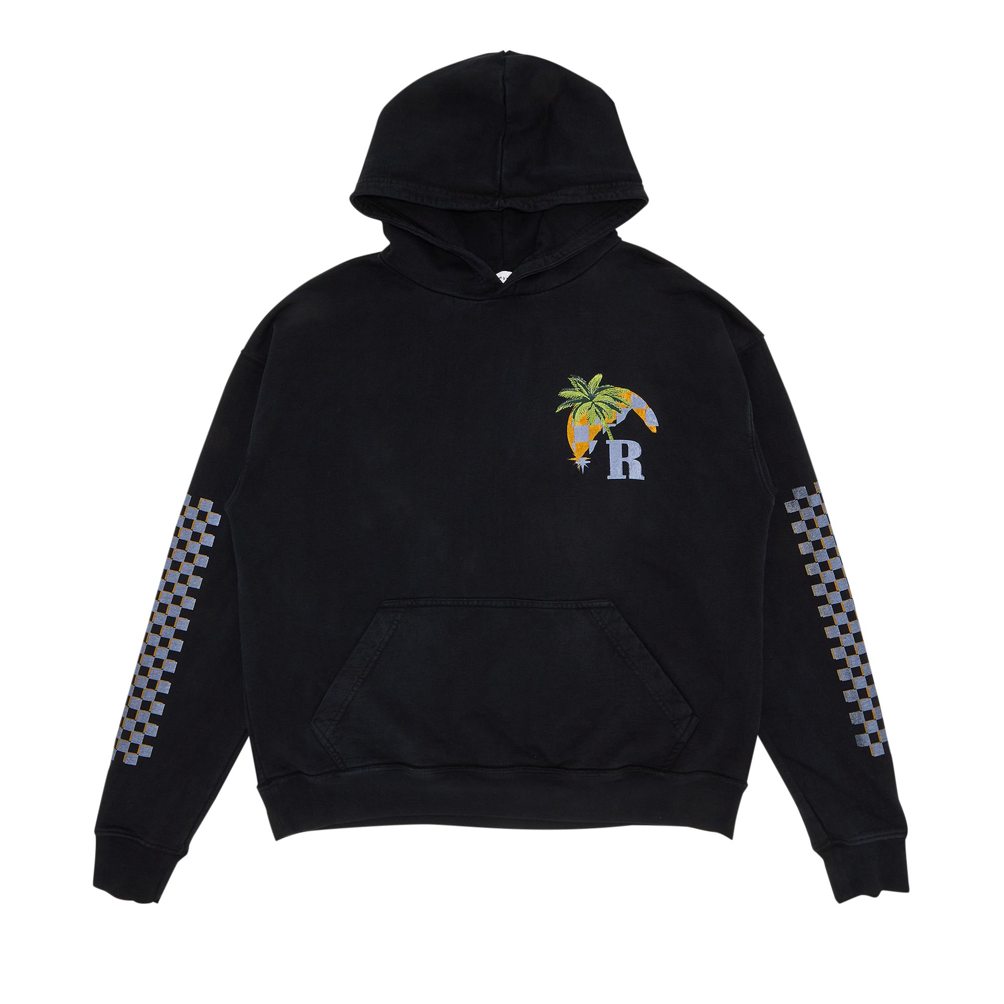 Pre-owned Rhude Moonlight Tropics Hoodie 'vintage Black' | Men's Size Xxl