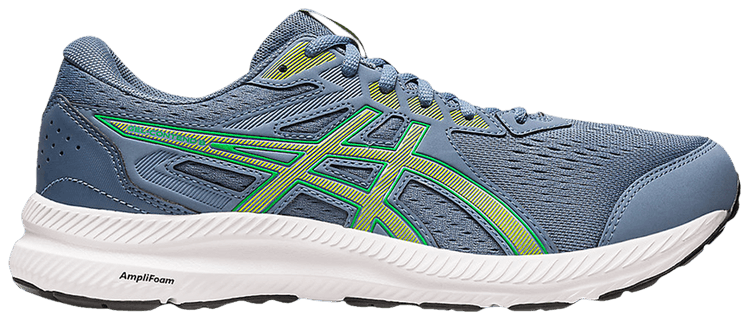 Asics Gel Contend 8 Steel Blue Lime Zest