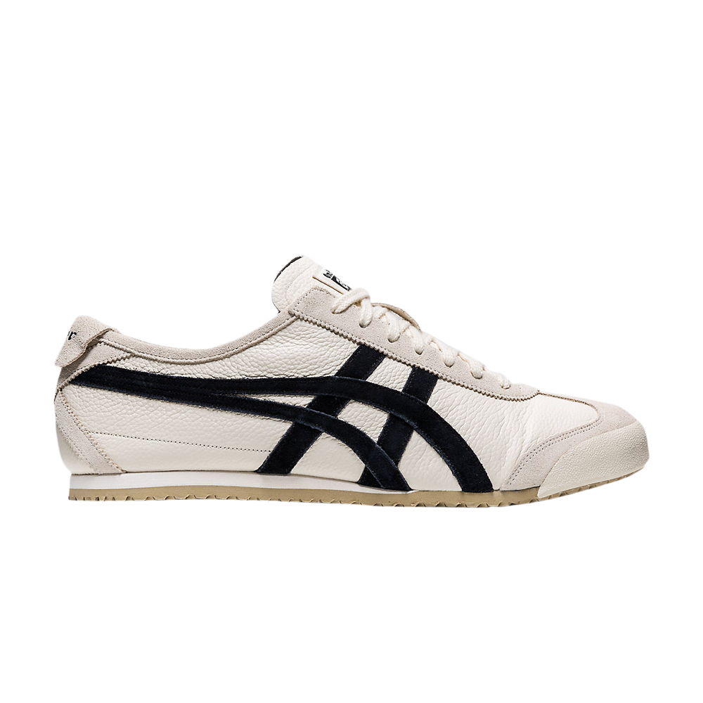 Pre-owned Onitsuka Tiger Mexico 66 Vintage 'birch Black' In Cream