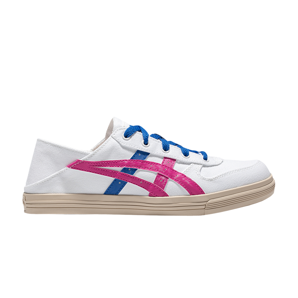 Pre-owned Asics Aaron Slip-on 'white Pink Blue'