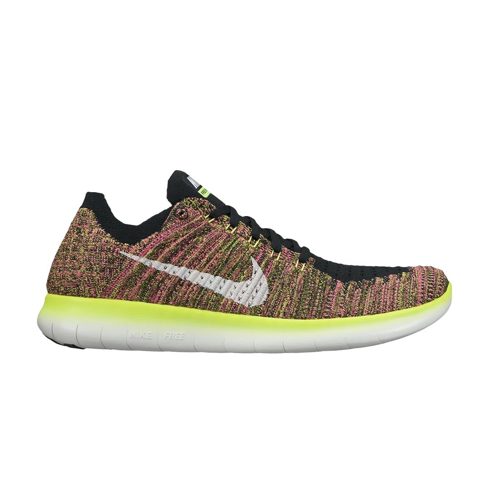 Pre-owned Nike Free Run Flyknit 'unlimited Olympic' In Multi-color