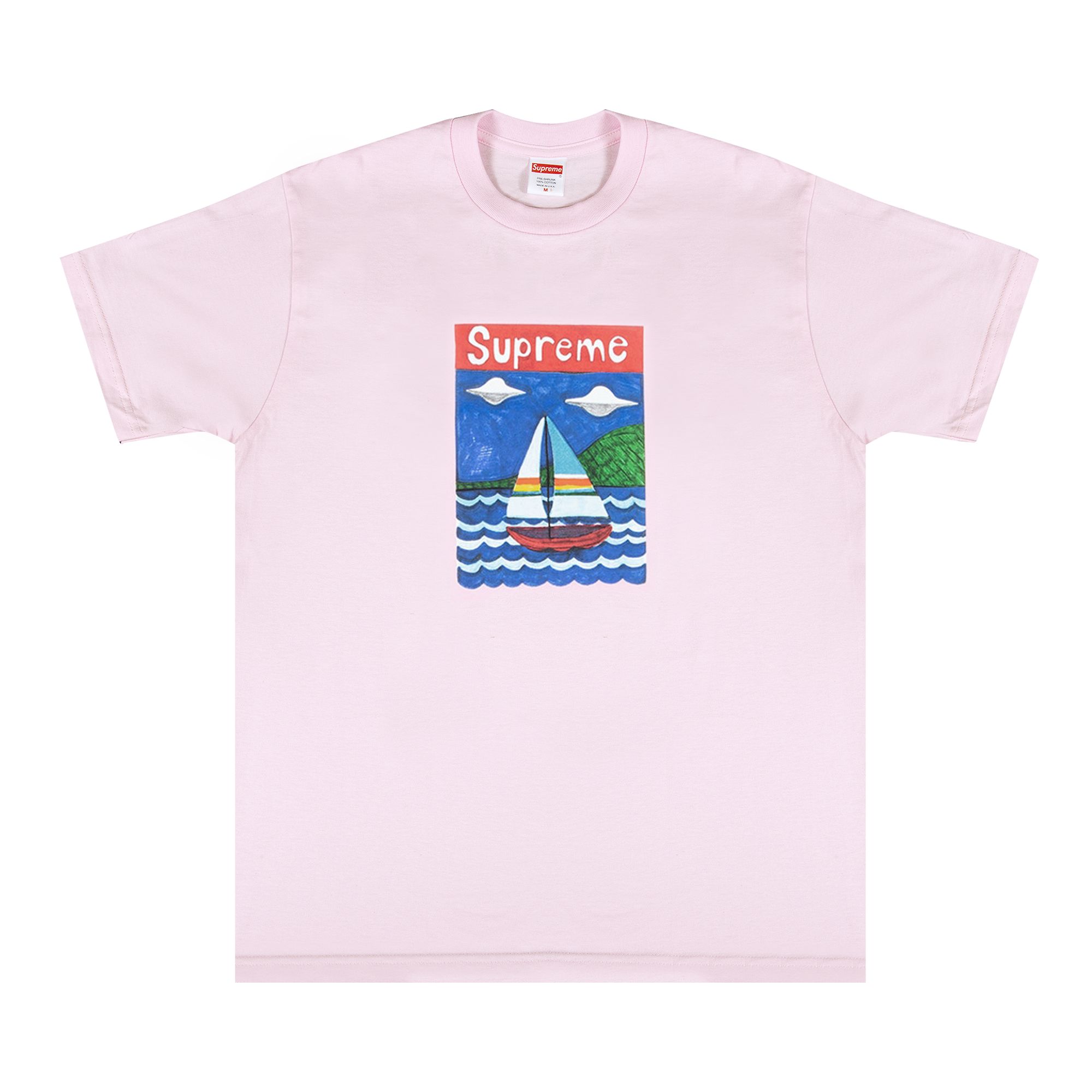 Supreme Sailboat Tee 'Light Pink' | Men's Size L