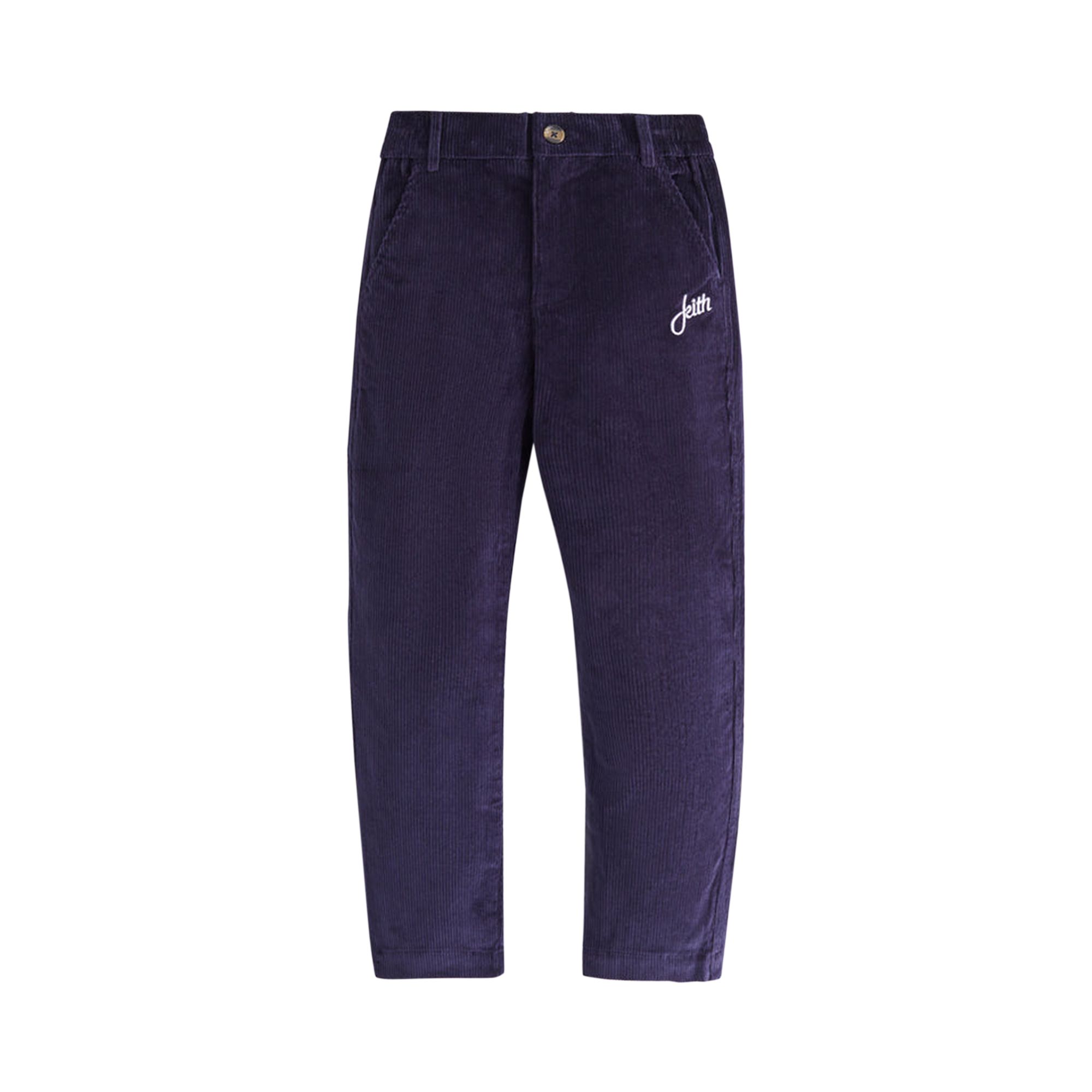 Pre-owned Kith Kids Corduroy Pant 'peacoat' | Purple | Kid's Size -4.5
