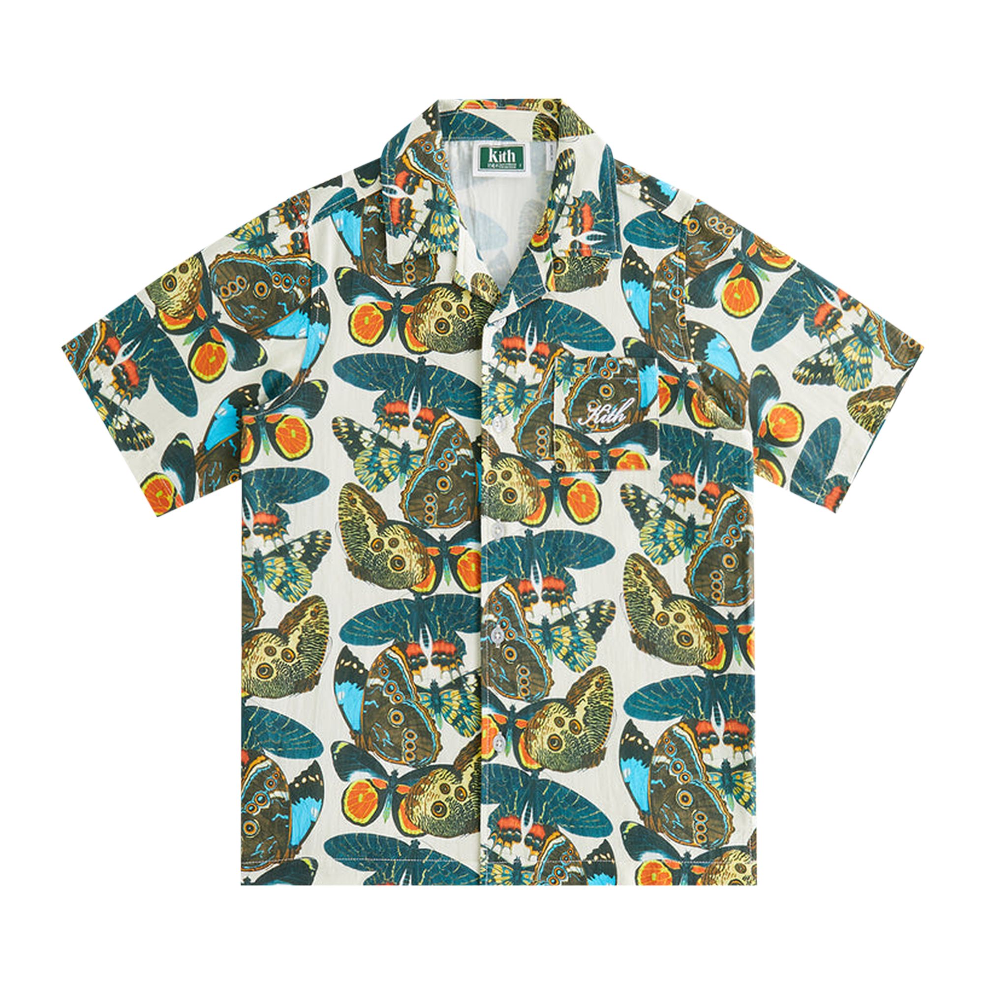 Kith Kids For AMNH Camp Shirt 'White' | Multi-Color | Kid's Size 2