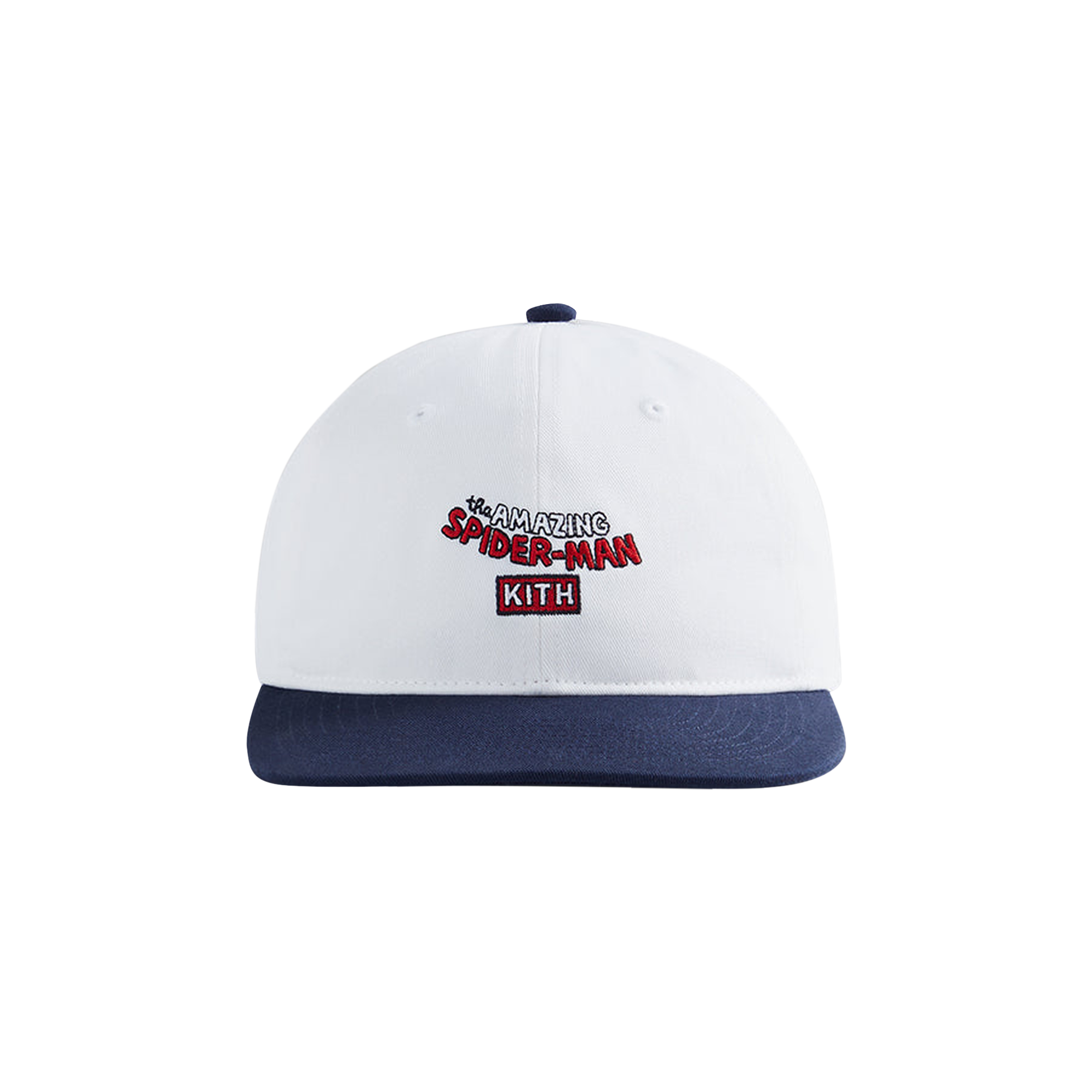 Pre-owned Kith For Spider-man Amazing For Spider-man Snapback 'nocturnal' In White