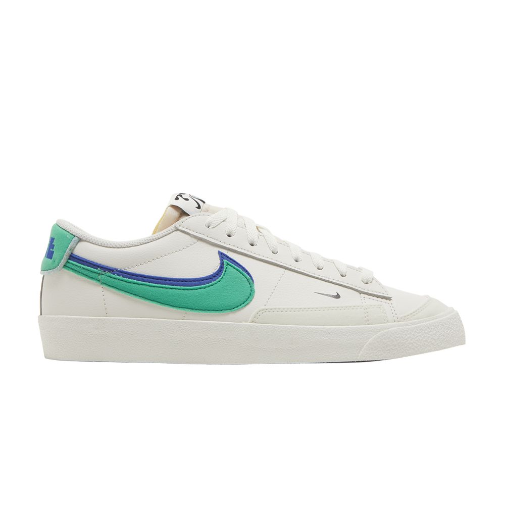 Nike Blazer Low '77 SE 'Double Swoosh - Phantom Green Royal' | White | Men's Size 11
