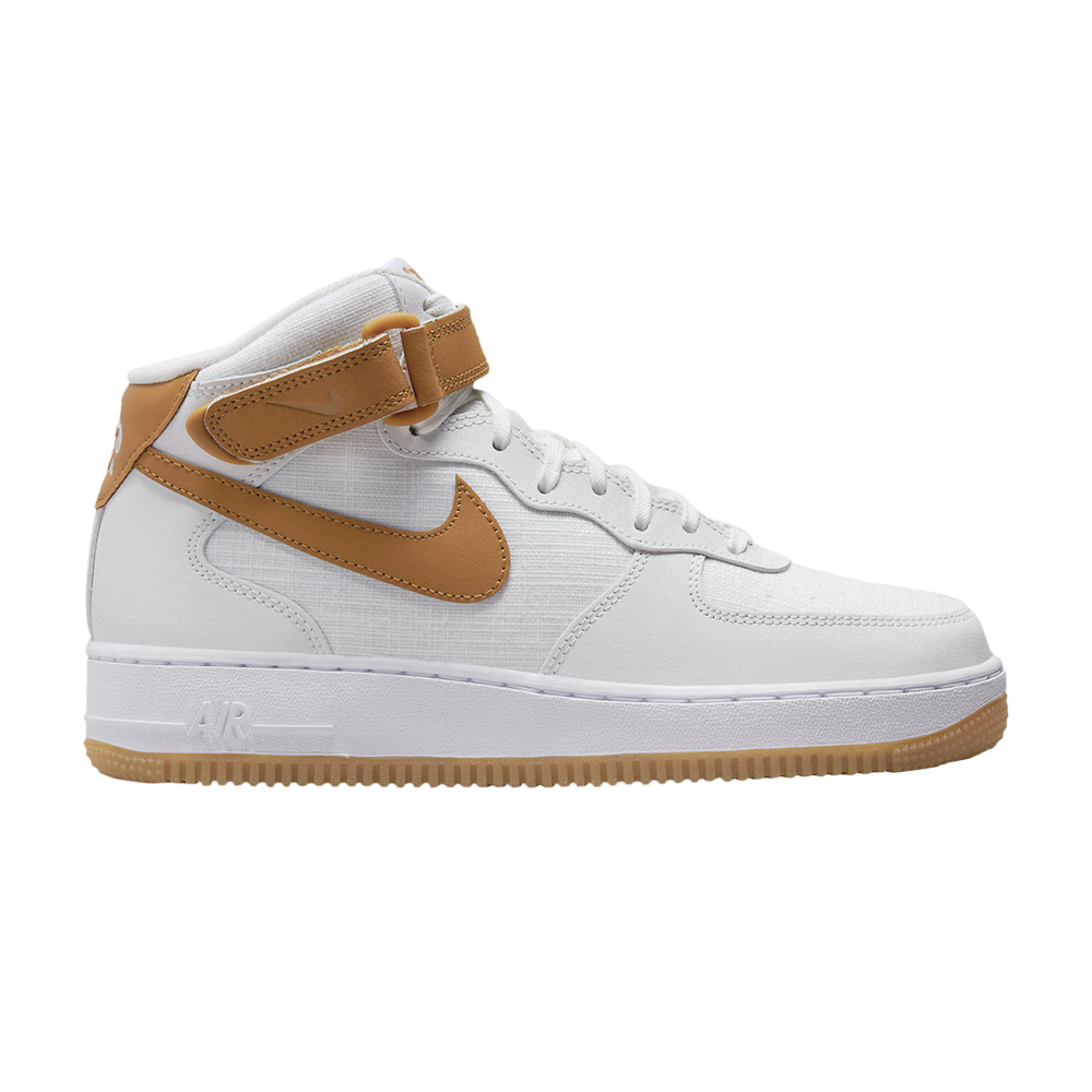 Pre-owned Nike Wmns Air Force 1 Mid 'desert Ochre' In White