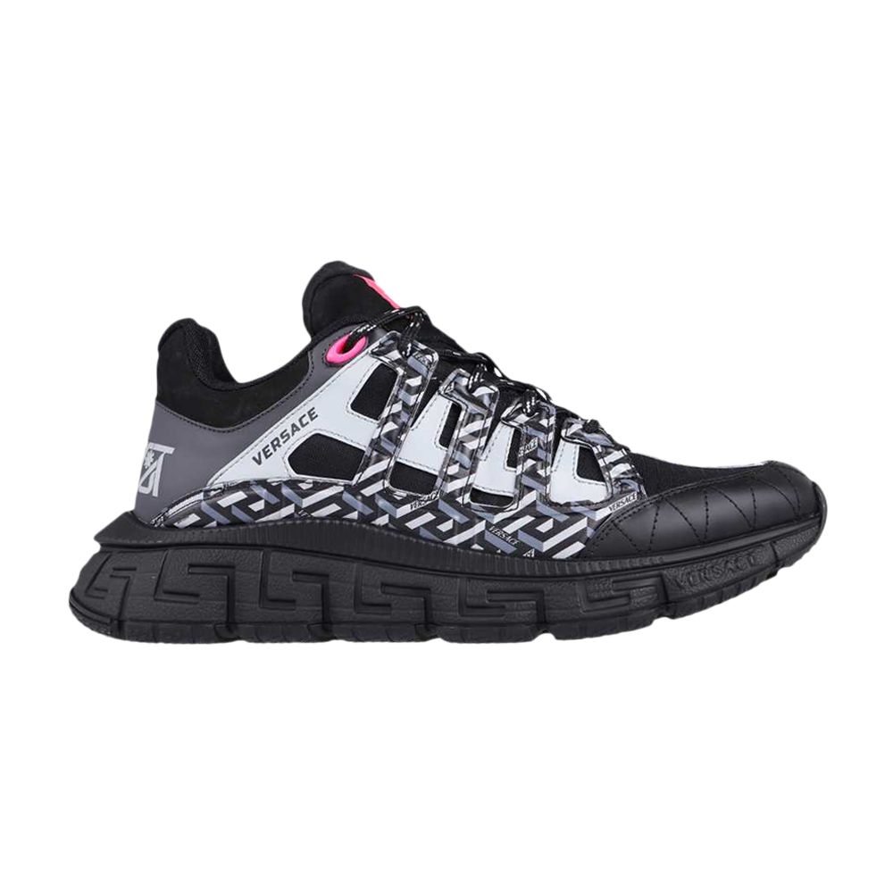 Pre-owned Versace Trigreca 'la Greca - Black Pink' | Men's Size 43
