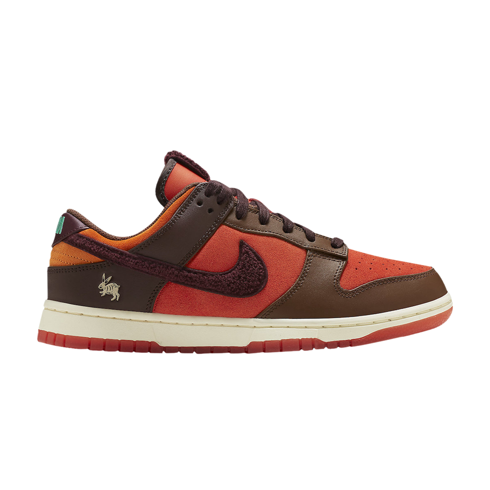 Pre-owned Nike Dunk Low 'year Of The Rabbit - Light Crimson' In Brown