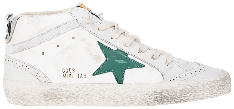 Golden Goose Wmns Mid Star 'Cream Green'