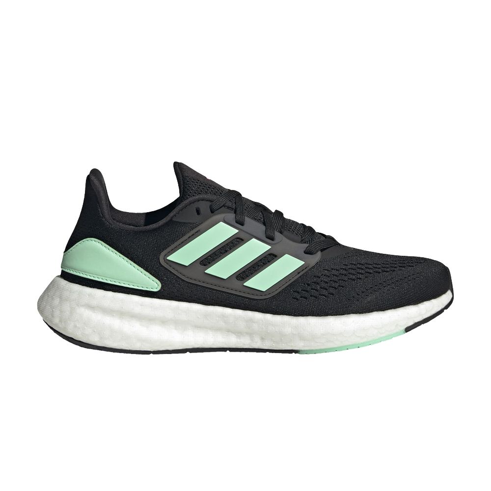 Click to view more detailed imagery on our partner's website Pre-owned Adidas Originals Wmns Pureboost 22 'black Pulse Mint'