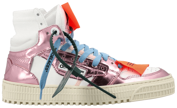 OFF-WHITE ロコトロストリンクフティ OMBB085F24FLE00L 0110 Buy Off-White Wmns Off-Court 3.0 High 'White Metallic Pink