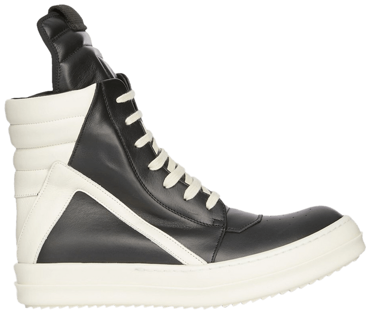 Buy Rick Owens Wmns EDFU Geobasket 'Black Milk' RP01C5894 LPO 911 GOAT