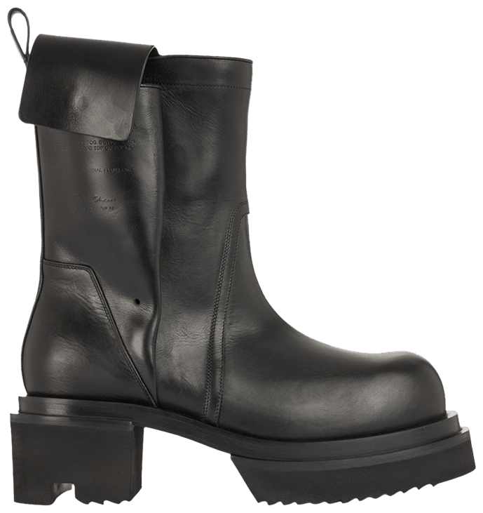 Rick Owens Pull On Fogpocket Bogun Boot 'Black'