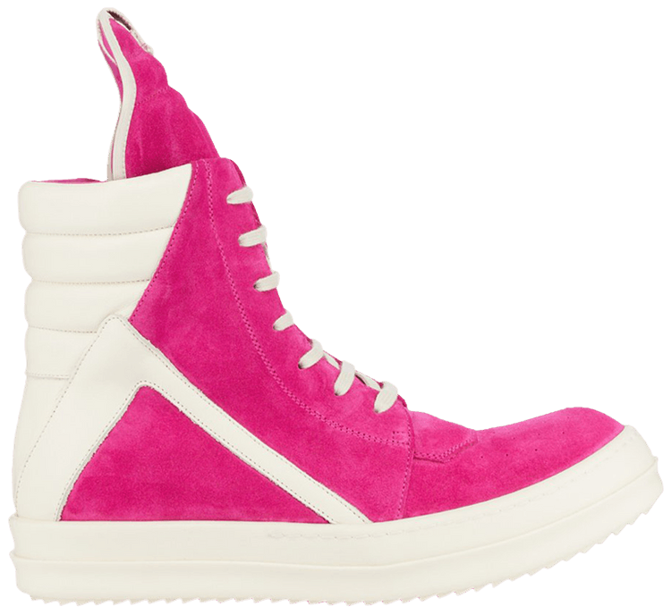 Rick Owens EDFU Geobasket 'Hot Pink Suede'