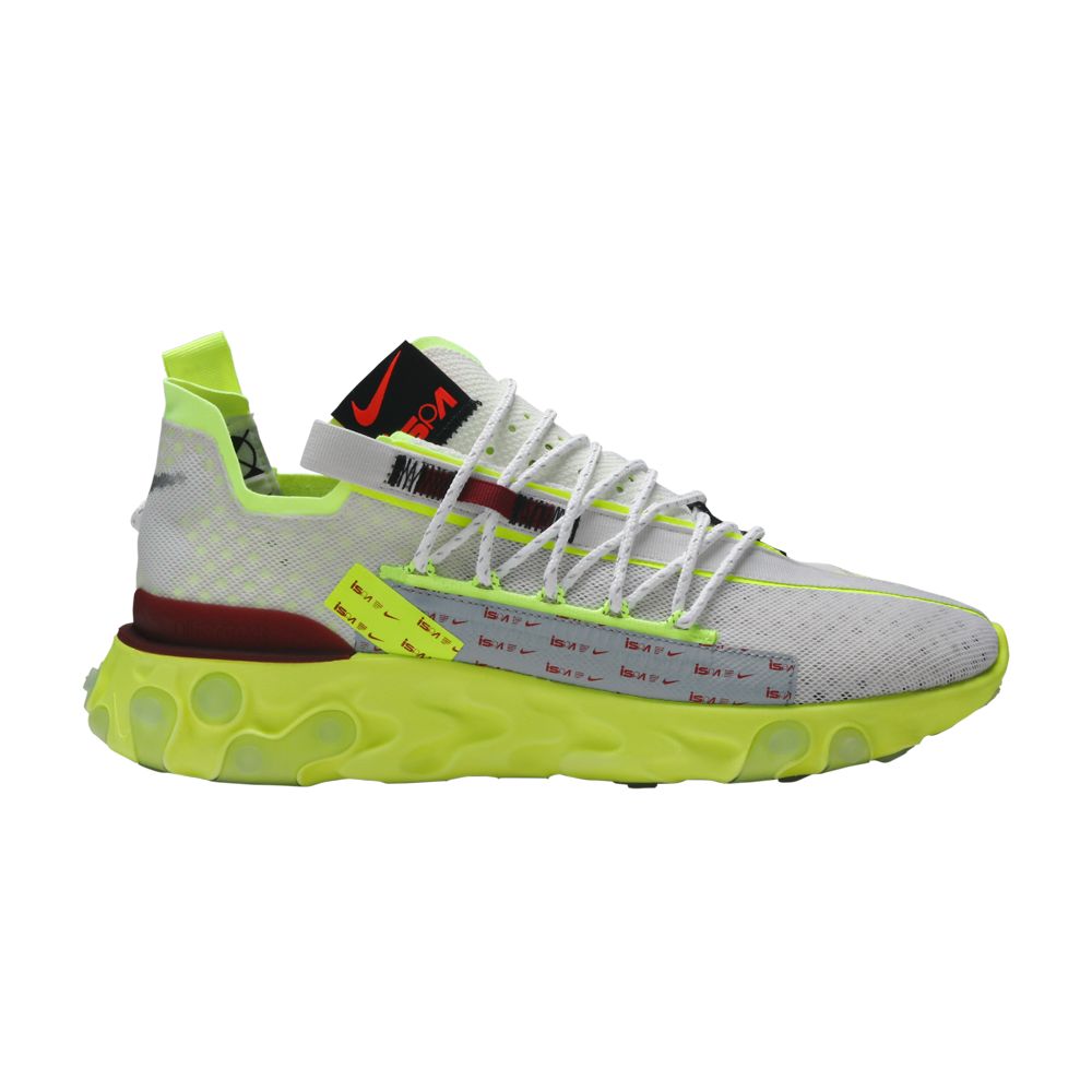 Nike React WR ISPA 'Platinum Volt' | White | Men's Size 9