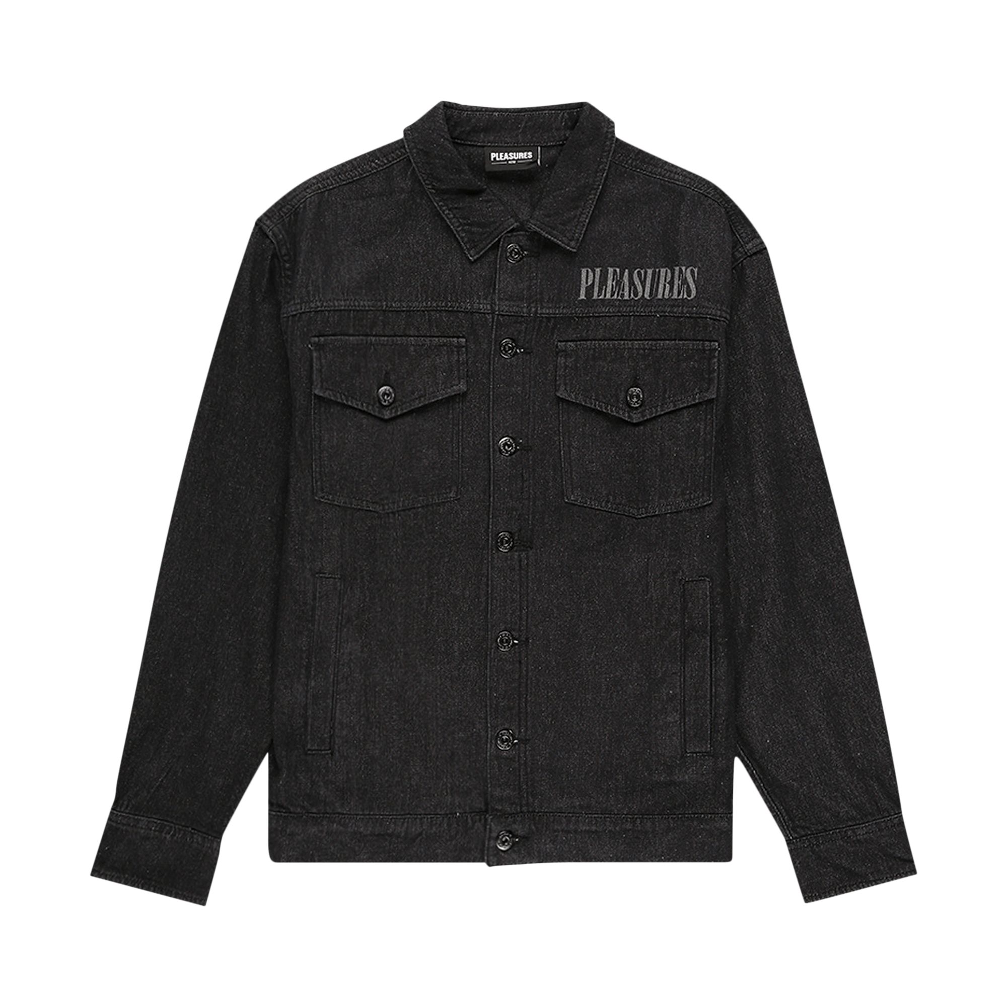 Pre-owned Pleasures Desire Trucker Jacket 'black' | Men's Size S