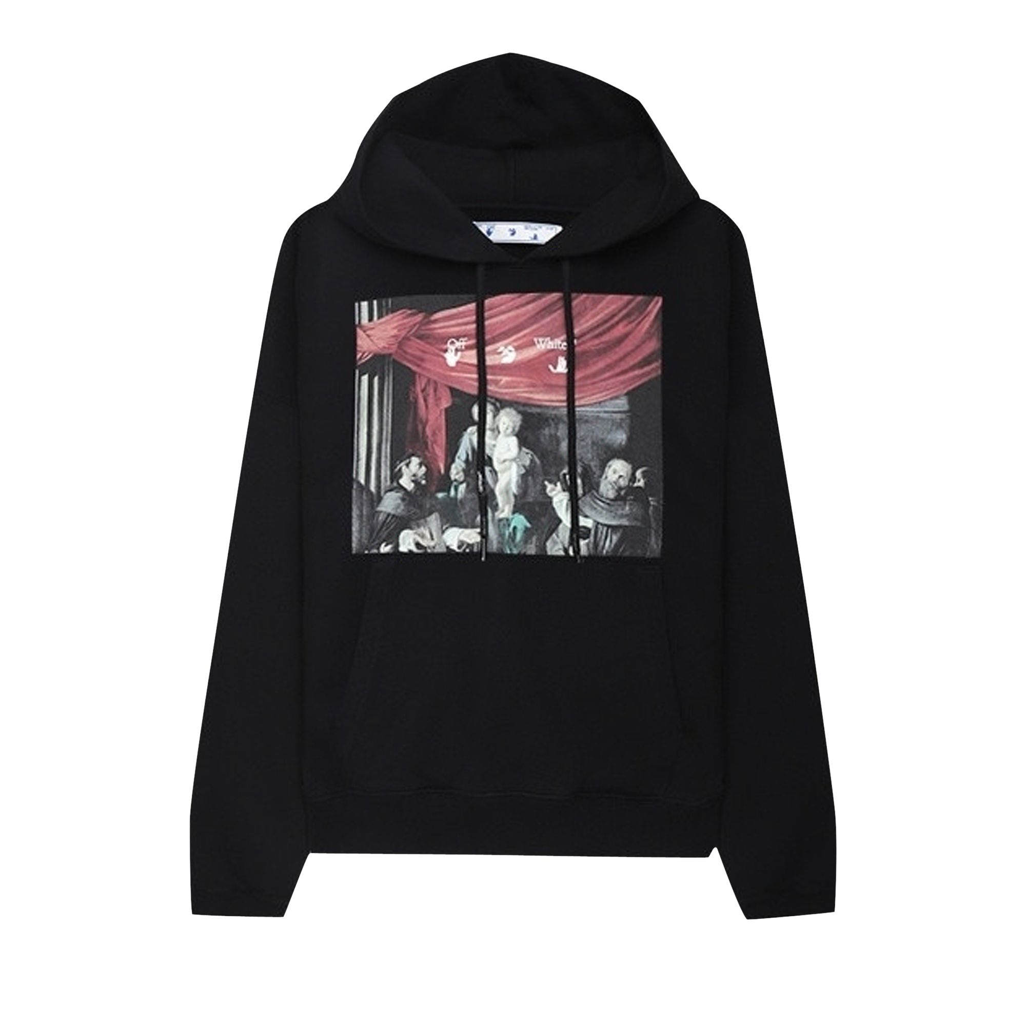 Off-White Caravaggio Paint Over Tee 'Black' | Men's Size XS