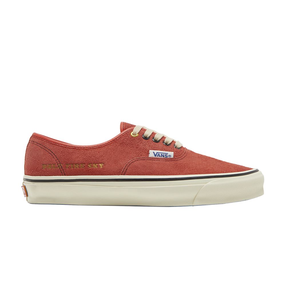 Vans Julian Klincewicz x Vault OG Authentic SP LX 'Pale Fire Sky - Cherry Tomato' | Red | Men's Size 5