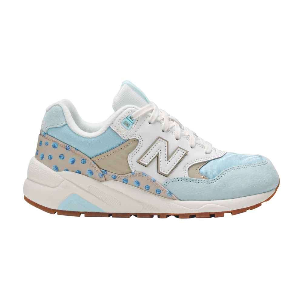 Pre-owned New Balance Wmns 580 'baby Blue Floral'