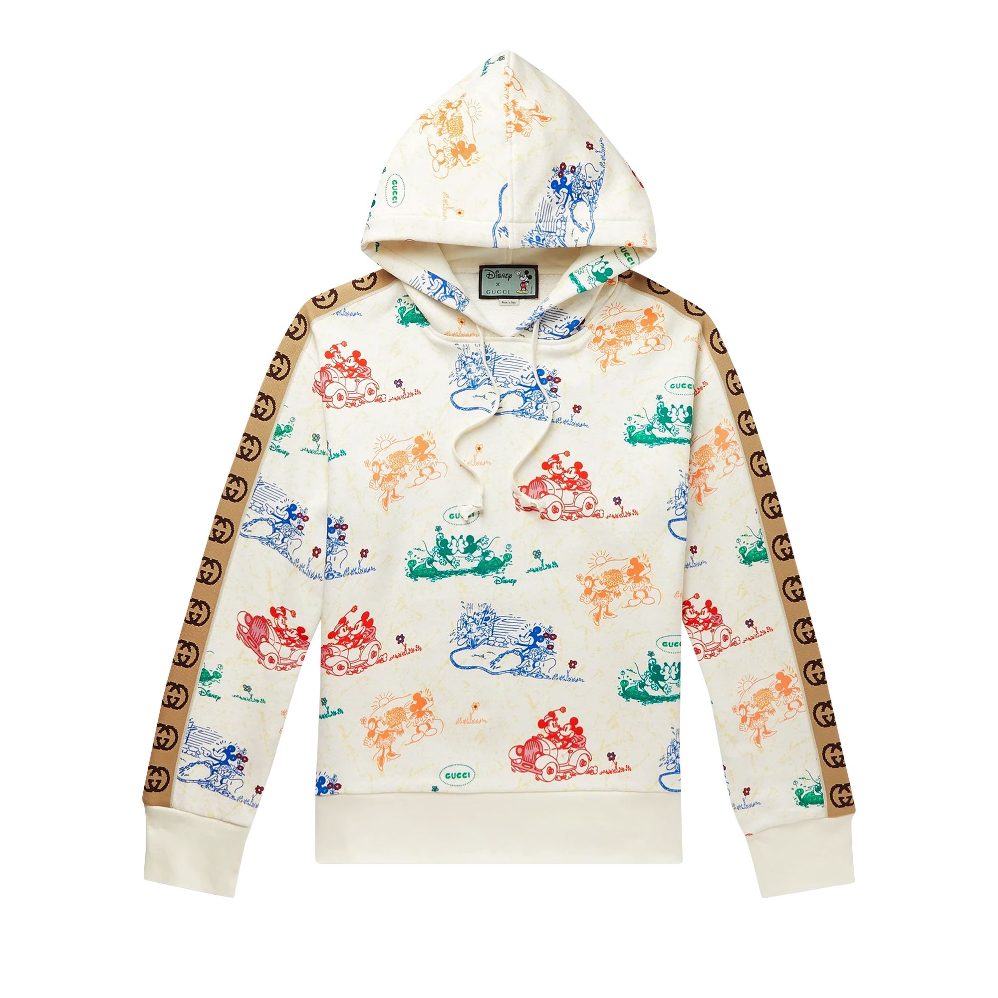 Pre-owned Gucci Hooded Sweatshirt 'white' | Men's Size Xs