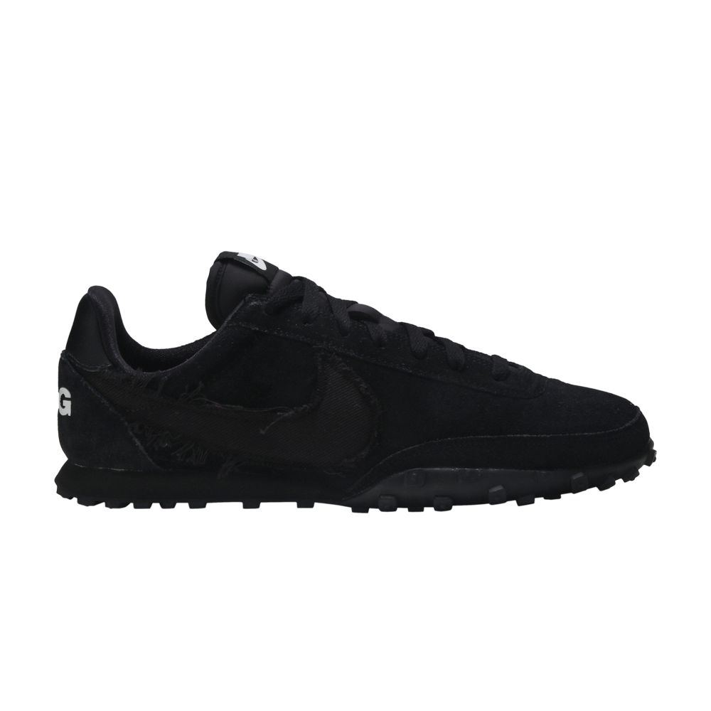 Nike Comme des Garçons x Waffle Racer 'Black' | Men's Size 8